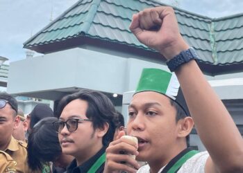 Ponton Kayu Tabrak Jembatan Mahakam, HMI Samarinda: Pelindo dan Perusahaan Terkait Harus Tanggung Jawab