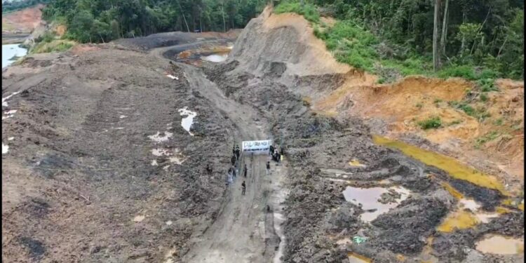 Aktivitas Pertambangan di Kawasan KHDTK Fahutan Unmul.
