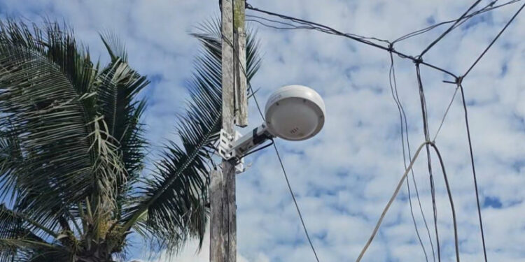 Belum Sebulan Menjabat, Bupati–Wabup Kukar Luncurkan Program Internet Gratis di Desa Sungai Bawang