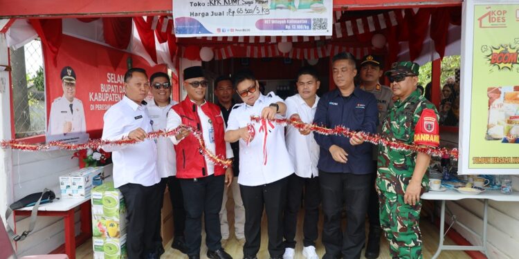 Wabup Kukar Resmikan Koperasi Merah Putih dan Salurkan Bantuan untuk UMKM & Nelayan