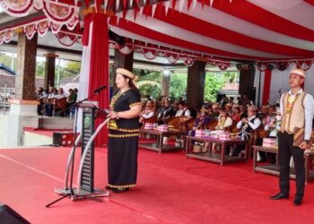 Pemkab Mahulu Gelar Upacara HUT ke-12, Bupati Tegaskan Kemajuan Daerah Terus Melaju
