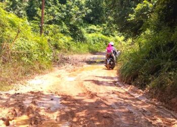 Jalan Penghubung Tiga Kampung di Jempang Rusak Parah, Warga Tuntut Perbaikan Permanen
